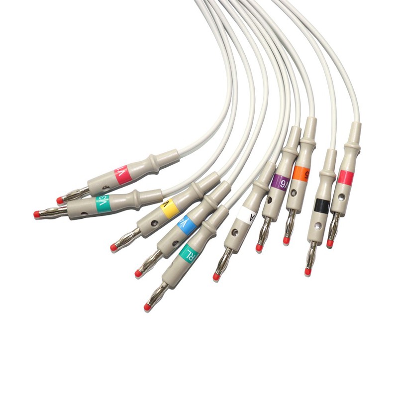 Banana for EKG leadwires set Banana for EKG leadwires set