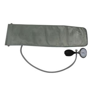 Máy đo huyết áp dành cho người lớn Cuff Arm Aneroid Sphygmomanometer Grey, Có đồng hồ đo áp suất.22-32cm.