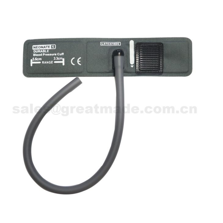 Neonate #1 Nibp quấn, chu vi cánh tay 3.3-5,6 cm, mà không có Gasbag, ống duy nhất.