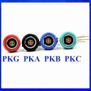 1P kết nối y tế PKG PKA PKB PKC 2-10pin 14 Pin ổ cắm cố định với khuỷu tay 90 độ liên lạc PCB hai keying