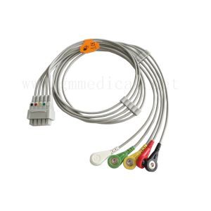 GE Marquette đa liên kết Leadwire Set, 5-Lead, Snap, IEC, 29 in (76 cm) & VS 2PIN